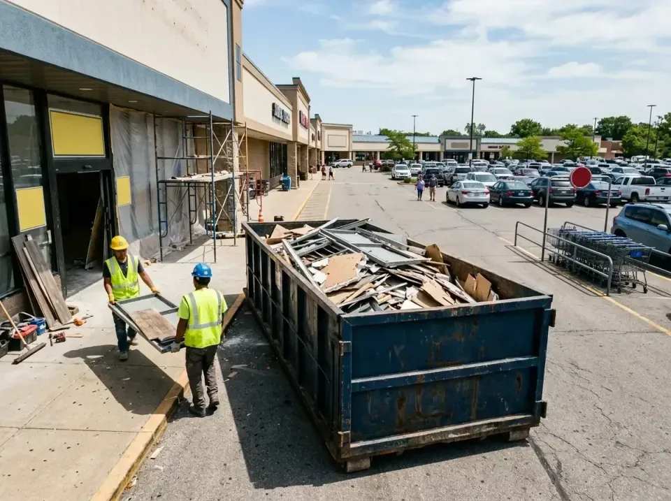 retail-store-renovation-debris-003 — frequently asked questions, Roll-off Dumpster Rentals in Horn Lake, MS